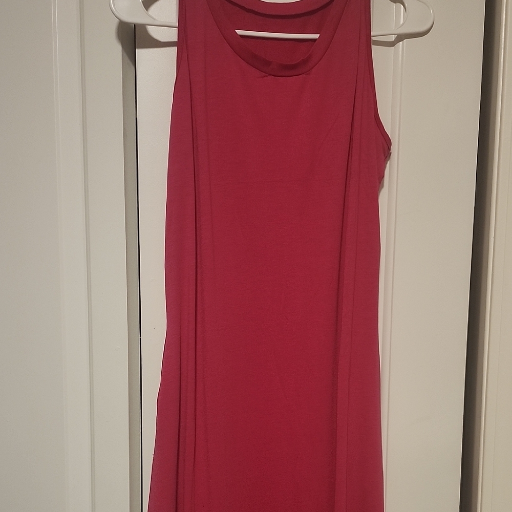 Elegant Sleeveless Purple Dress